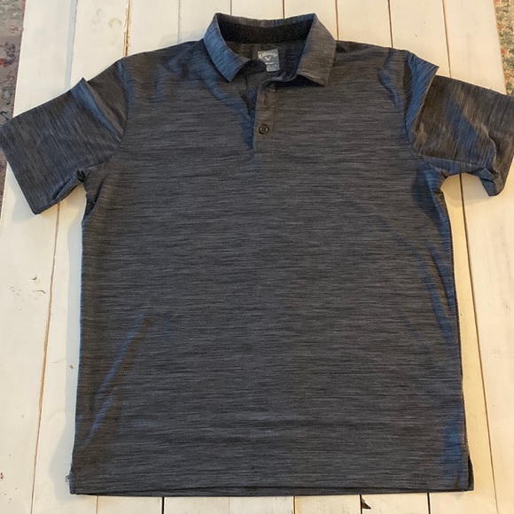 Callaway Other - Callaway Opti- Dry Black and Gray Polo Shirt, M